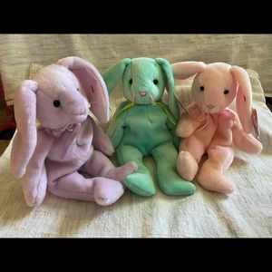 Rare 1996 Ty Hippity, Hoppity and Floppity